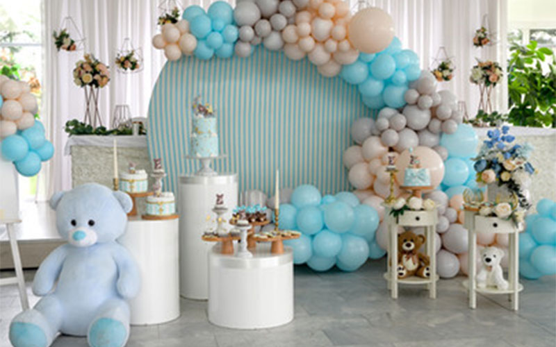 Boy-themed baby shower