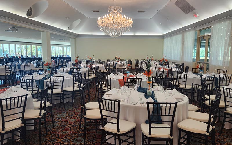 Two chairs for the Groom and Bride